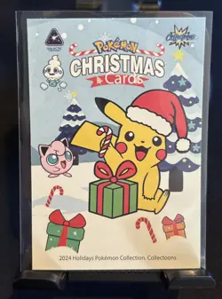 Rare Full Art Pokemon Christmas Collectoons Card #52 Machamp Peru Low Pop - Image 2