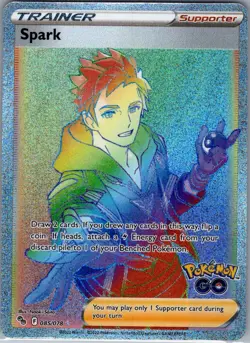 Spark (Secret) 085/078 Pokemon GO - Pokemon Card - NM - Image 1
