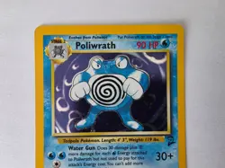 Poliwrath 15/130 Holo Rare Base Set 2 Pokemon Card WOTC Vintage LP/NM - Image 4