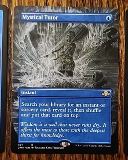 MTG Mystical Tutor & Worldly Tutor- Dominaria Remastered Rare-Mint- Exact Shown - Image 3
