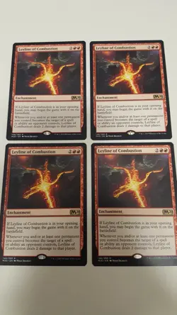 4x Leyline of Combustion M20 MTG 148/280 M20 M/NM 4x - Image 1