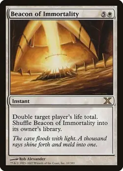 1 MTG NM English Beacon of Immortality Tenth Edition - Image 1