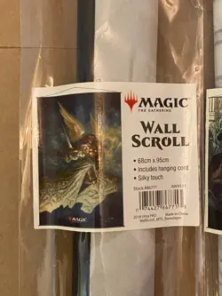 MTG - Wall Scroll Lot of 3: Baneslayer Angel & Vivien, Champion & Dominaria Saga - Image 3