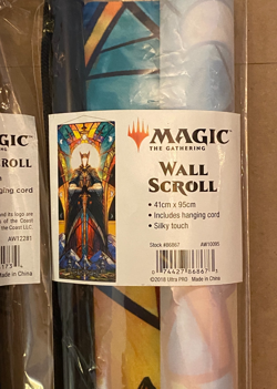MTG - Wall Scroll Lot of 3: Baneslayer Angel & Vivien, Champion & Dominaria Saga - Image 5