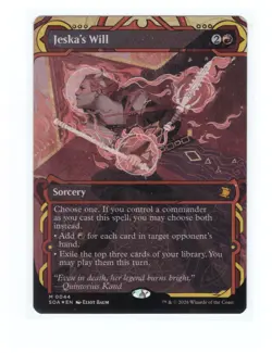 Jeska's Will #44 Secrets of Strixhaven - SOA - Foil NM Mystical Archive MtG - Image 1