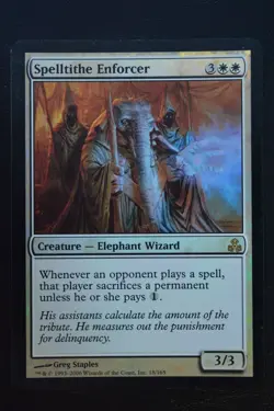 Magic The Gathering MTG SPELLTITHE ENFORCER FOIL Guildpact LP Lightly Played - Image 1