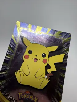 Pokemon 1999 Topps TV Animation Edition Pikachu #25 Foil Holo - Image 3