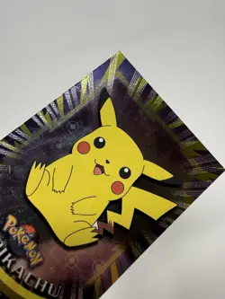 Pokemon 1999 Topps TV Animation Edition Pikachu #25 Foil Holo - Image 5