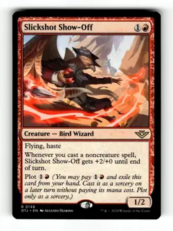 MTG: Slickshot Show-Off | Outlaws of Thunder Junction 146 NM - Image 1