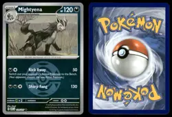 MIGHTYENA - 129/217 (DUSK BALL) 129/217 UNCOMMON ME: ASCENDED HEROES POKEMON NM - Image 1