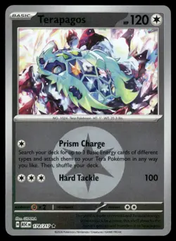 TERAPAGOS (ENERGY SYMBOL PATTERN) 178/217 RARE ASCENDED HEROES POKEMON NM - Image 2