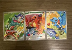 Pokemon First Partner Illustration Collection MEP Bulbasaur Charmander Squirtle - Image 2