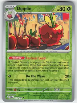 Dipplin 010/131 Uncommon Prismatic Evolutions Pokemon Reverse Holo Near Mint - Image 1