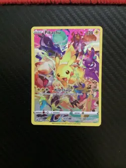 Pokemon TCG Pikachu (Secret) Secret Rare Crown Zenith 160/159 NM Near Mint - Image 1