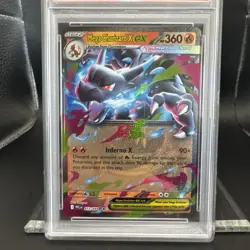 2025 Pokemon Phantasmal Flames Mega Charizard #013 EN Graded PSA 9 - Image 3