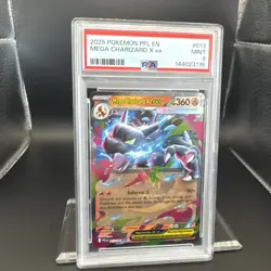 2025 Pokemon Phantasmal Flames Mega Charizard #013 EN Graded PSA 9 - Image 4