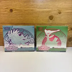 Pokemon Center Elite Trainer Box ETB Temporal Forces Set of 2 Sealed - Image 1