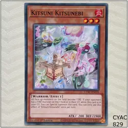 Kitsuni Kitsunebi - CYAC-EN028 - Common 1st Edition Yugioh - Image 1