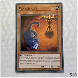 Watch Cat - FLOD-EN028 - Common 1st Edition Yugioh - Image 1