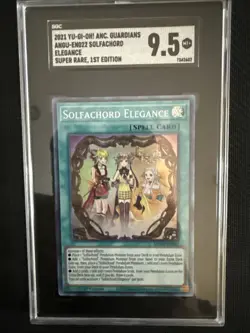 Solfachord Elegance ANGU-EN022 1st Edition - Holographic - Yu-Gi-Oh! TCG - Image 1