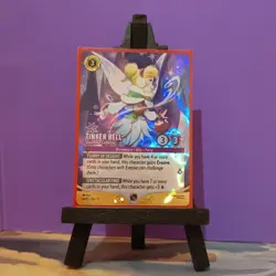 Disney Lorcana - Tinker Bell, Snowflake Collector - TOP 8 FOIL PROMO Winterspell - Image 1