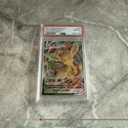 Pokemon TCG Evolving Skies Leafeon VMAX Card 008/203 PSA 10 GRADE GEM MINT RARE - Image 1