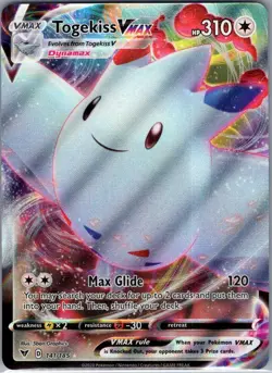 Togekiss VMAX 141/185 SWSH04: Vivid Voltage - Pokemon Card - NM - Image 1
