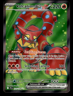 Volcanion ex 171/159 Ultra Rare Journey Together Pokemon Card - Image 1