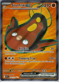Stunfisk ex 252/217 ME: Ascended Heroes - Pokemon Card - NM - Image 1