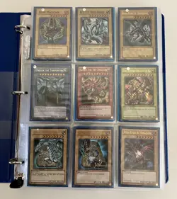 Yu-Gi-Oh Vintage 16 Foil/360 Card Binder Lot Dark Magician Blue-Eyes Red-Eyes 02 - Image 2