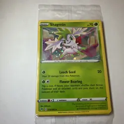 Pokemon TCG Shaymin Pokemon 015/185 Cosmos Holo SEALED PROMO Pokemon Card - Image 1