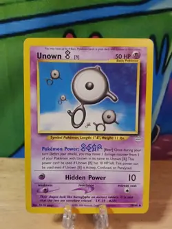 UNOWN B - Neo Revelation Set - 39/64 - Uncommon - Pokemon Card - Unlimited - NM! - Image 1