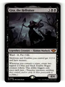 MTG: Gisa, the Hellraiser | Outlaws of Thunder Junction 89 NM - Image 1