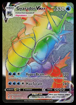Pokemon Card - Gyarados VMAX Evolving Skies 207/203 Secret Rare - Image 1