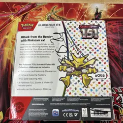 Pokemon TCG Scarlet & Violet Alakazam EX Card 151 Collection Sealed - Image 4
