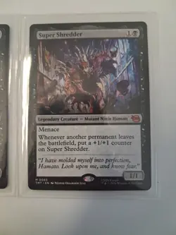 MTG Magic the Gathering Super Shredder (83/343) Teenage Mutant Ninja Turtles NM - Image 3