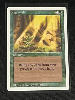 Regrowth Revised Magic The Gathering - Image 1