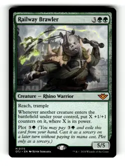MTG: Railway Brawler | Outlaws of Thunder Junction 175 NM - Image 1