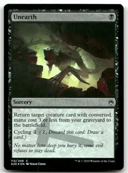 Unearth #113 (Foil) (LP) Masters 25 A25 Magic MTG - Image 1