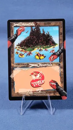 Mountain Island (7126) Secret Lair Drop MTG Regular Near Mint (Deadpool) B*** - Image 1