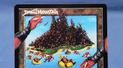 Mountain Island (7126) Secret Lair Drop MTG Regular Near Mint (Deadpool) B*** - Image 2