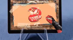 Mountain Island (7126) Secret Lair Drop MTG Regular Near Mint (Deadpool) B*** - Image 3