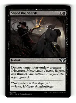 MTG: Shoot the Sheriff | Outlaws of Thunder Junction 106 NM - Image 1