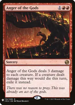 x1 Anger of the Gods R MTG Mystery Booster M/NM, English - Image 1