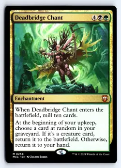 Deadbridge Chant (Ripple Foil) 258 Commander: Modern Horizons 3 Magic: LP - Image 1