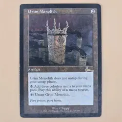 Grim Monolith Urza’s Legacy MTG Reserved List Moderately Played MP - Image 1