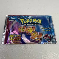 Pokemon Action Flipz Booster Pack 2003 New & Sealed Rare Vtg Artbox Cards 3D - Image 1