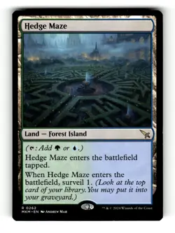 MTG: Hedge Maze | Murders at Karlov Manor 262 NM - Image 1