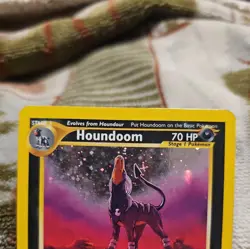 Pokemon 2001 Neo Discovery Houndoom Holo #8/64 Heavily Played - Image 4