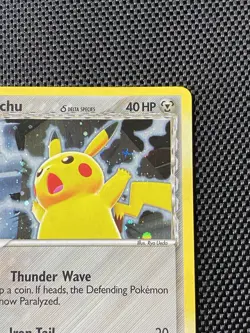 Pikachu #35 TCG Delta Species Holo Black Star Promo Card Pokemon 2006 MP/LP - Image 3